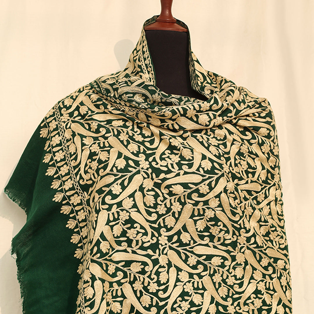 Nanni Infinite Branch Embroidered Shawl