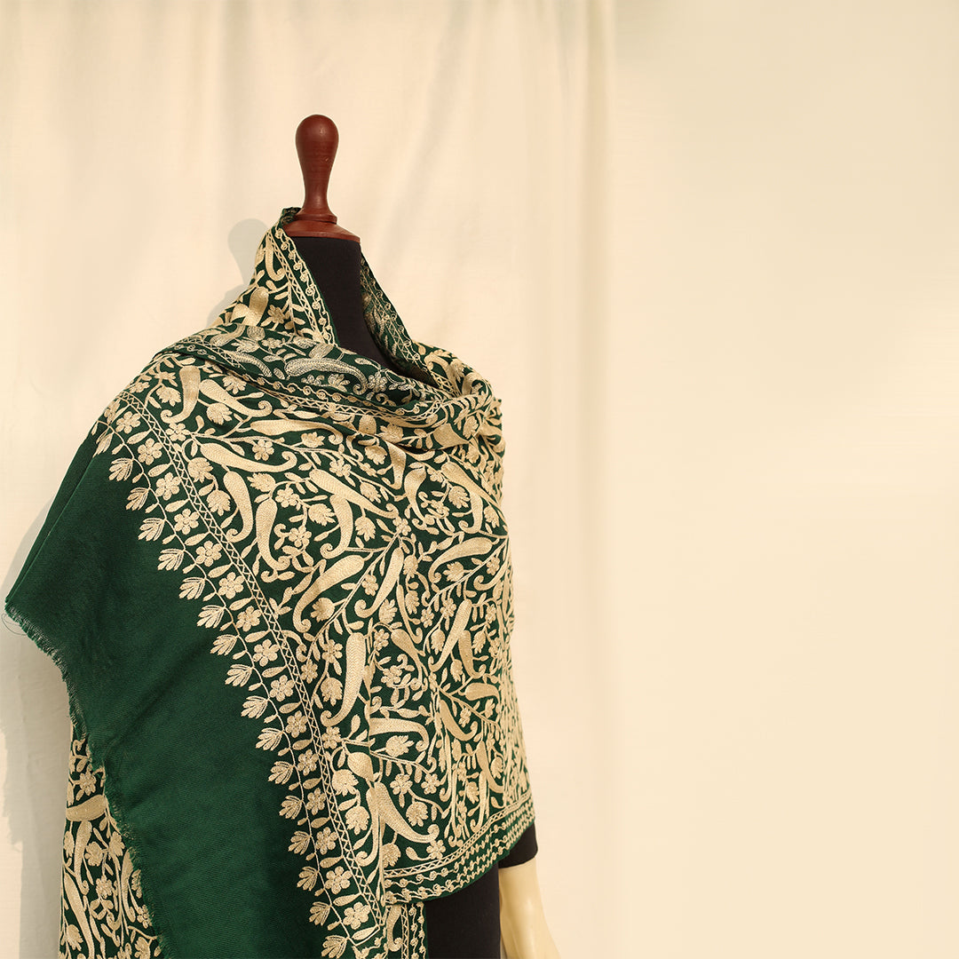 Nanni Infinite Branch Embroidered Shawl