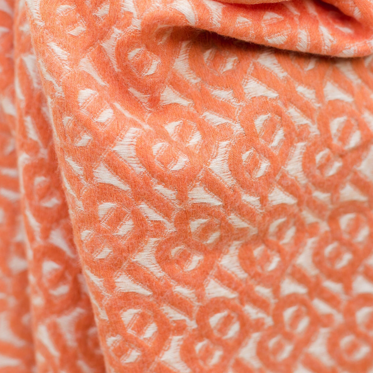 Orange Woven kashmiri Scarf Frills Pashmina Kani wool Shawl for Eid Dress Bridal Accessory Fall Wrap Kashmiri Woven Scarf Bohemina Shawl