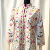 Aari Phiran Kashmiri Knee Length Coat for Women Eid Dress for Bohemian Party Wear Indian Ethnic Jacket for Her Bachelor Party Floral Coat