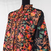 Aari Pheran Jacket - Black with multicolored floral embroidery